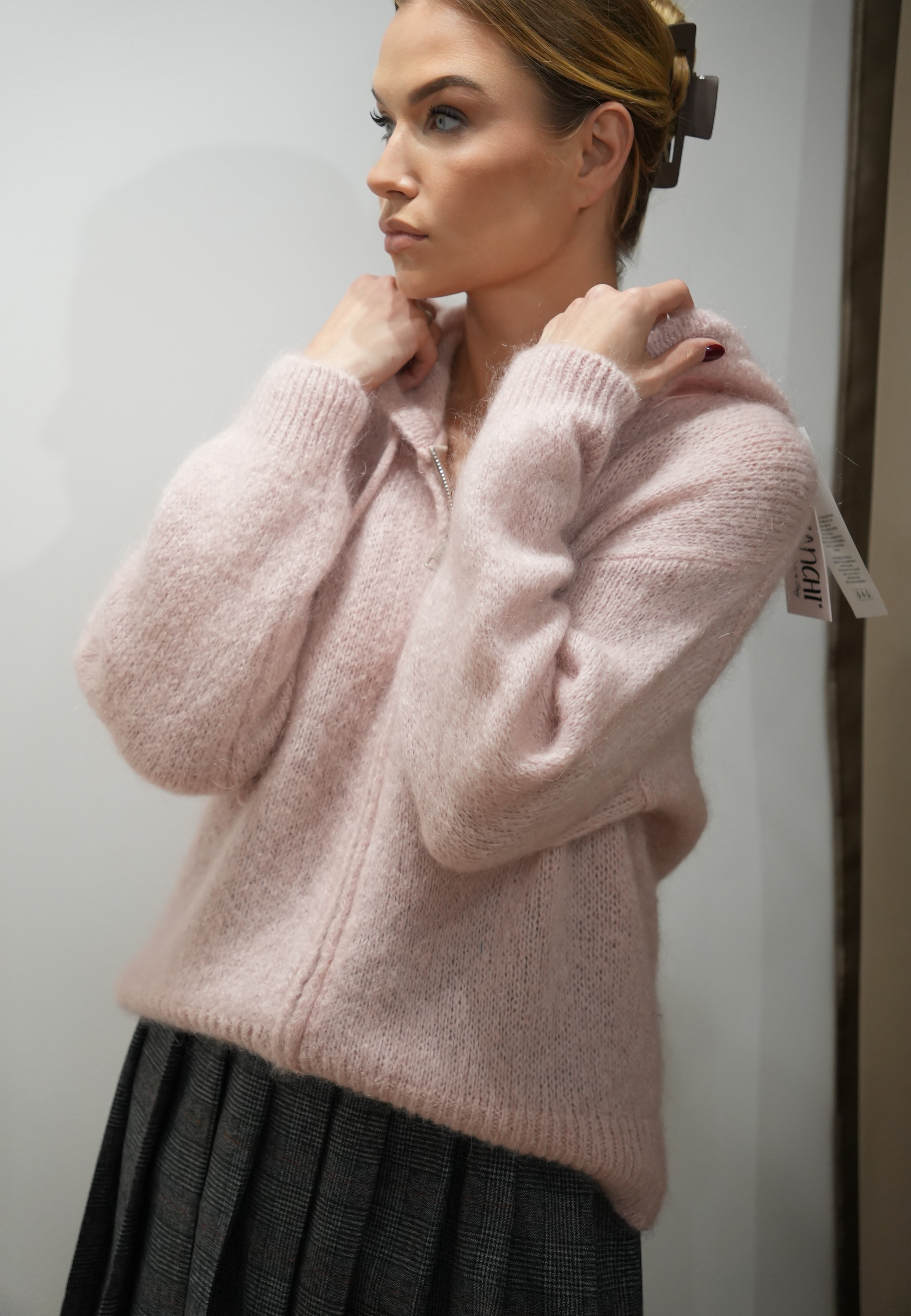 Mohair megztukas HOODIE