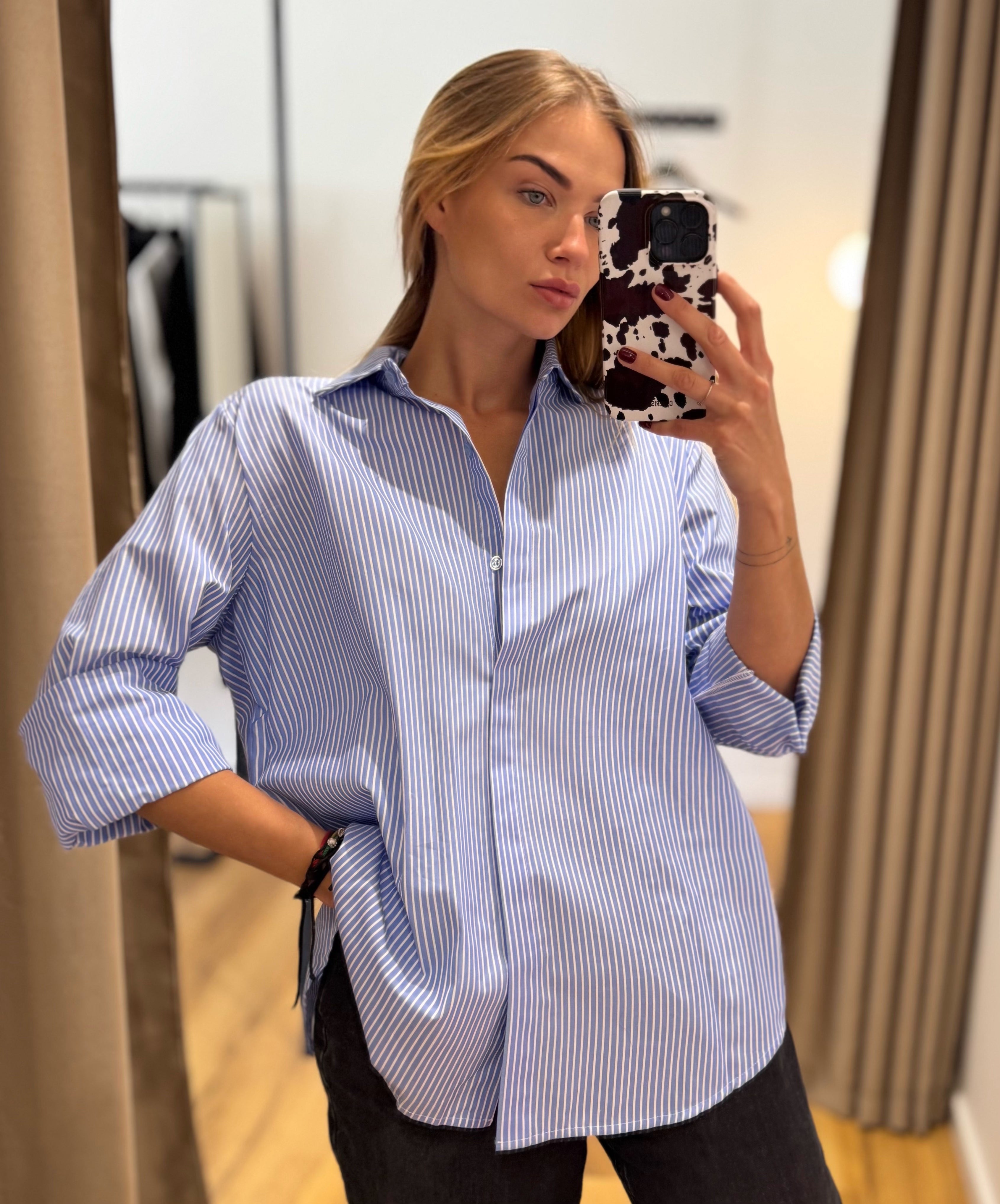 Klasikiniai marškiniai BLUE